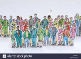 the-crowd-people-waiting-cardboard-cutout-ink-line-and-watercolour-EEX3NK.jpg